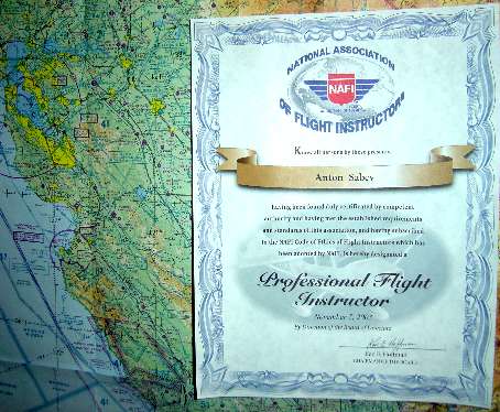 Anton Sabev, Professional Flight Instructor 